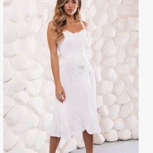 Hello Molly Linda Vista Midi Dress White